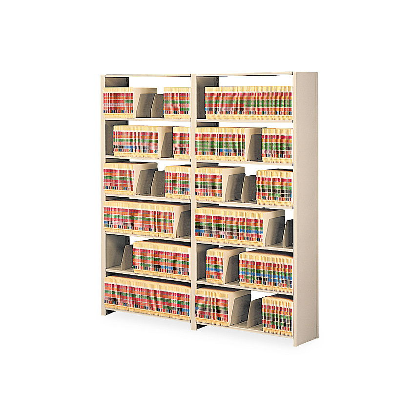 Tennsco Snap-Together Seven-Shelf Closed Add-On Unit, Steel, 48w x 12d x 88h, Sand (128848ACSD)