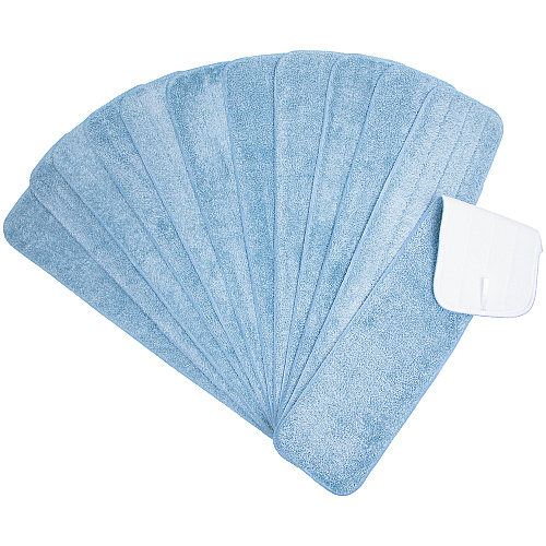 Microfiber Flat Wet Mop - 24", Blue - Pack Of 12 (M830024B)