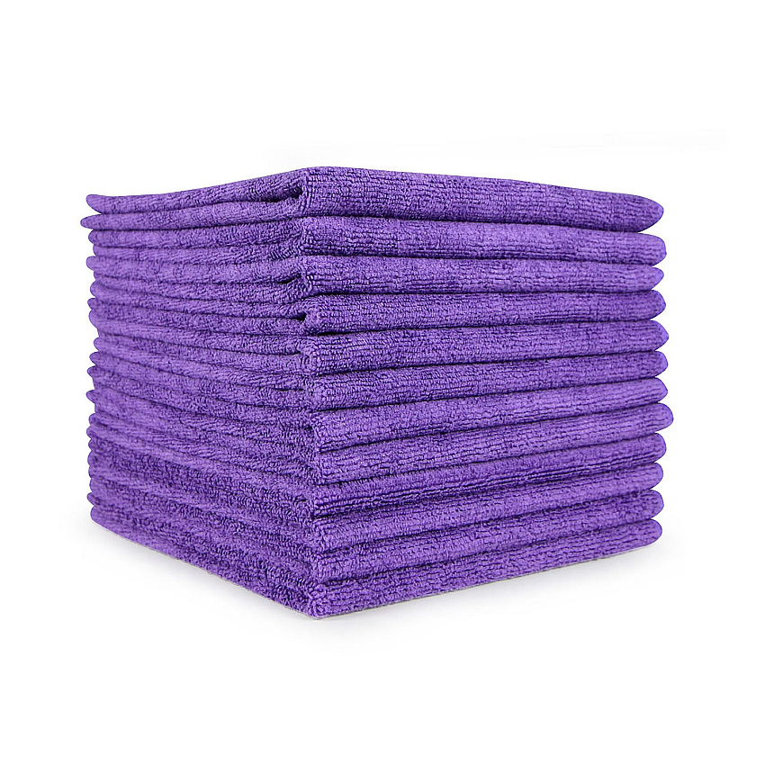 Smart Choice Microfiber Cloths 16x16 45gm Purple, Case Of 180 (M915101PU)
