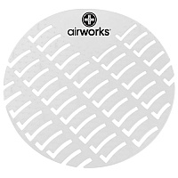 Airworks Urinal Screen, Clear, Sunburst, 10/bx, Box Of 10 (AWUS233-BX)
