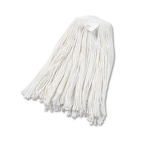 Boardwalk Cut-End Wet Mop Head, Rayon, No. 20, White, 12/Carton (BWK2020RCT)