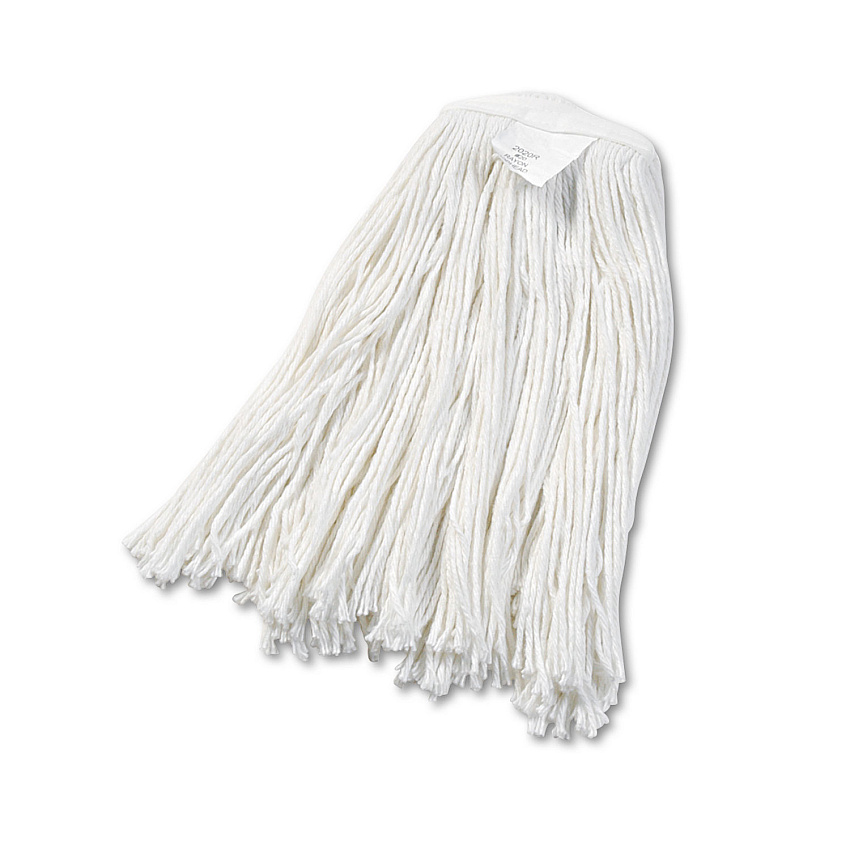 Boardwalk Cut-End Wet Mop Head, Rayon, No. 20, White, 12/Carton (BWK2020RCT)