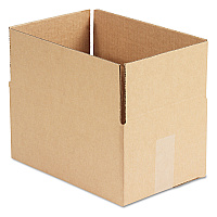 Universal Fixed-Depth Corrugated Shipping Boxes, Regular Slotted Container (RSC), 8" x 12" x 6", Brown Kraft, 25/Bundle (UNV1286)