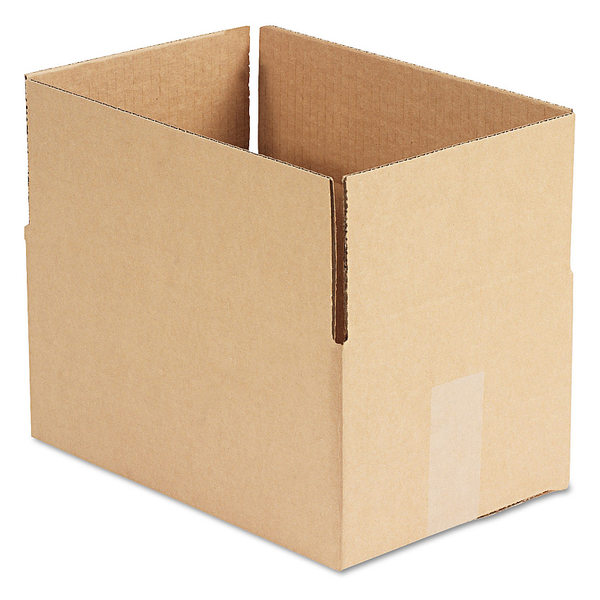 Universal Fixed-Depth Corrugated Shipping Boxes, Regular Slotted Container (RSC), 8" x 12" x 6", Brown Kraft, 25/Bundle (UNV1286)