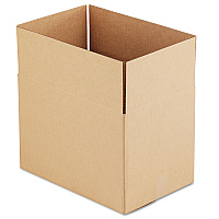 Universal Fixed-Depth Corrugated Shipping Boxes, Regular Slotted Container (RSC), 12" x 18" x 12", Brown Kraft, 25/Bundle (UNV181212)