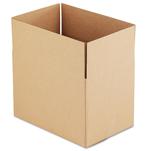 Universal Fixed-Depth Corrugated Shipping Boxes, Regular Slotted Container (RSC), 12" x 18" x 12", Brown Kraft, 25/Bundle (UNV181212)