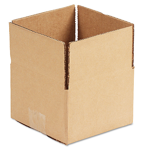 Universal Fixed-Depth Corrugated Shipping Boxes, Regular Slotted Container (RSC), 6" x 6" x 4", Brown Kraft, 25/Bundle (UNV664)