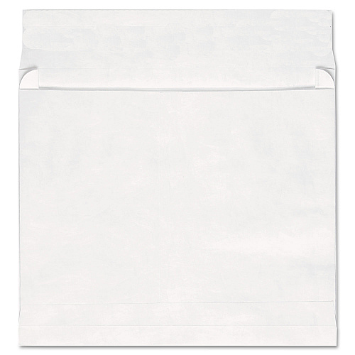 Universal Deluxe Tyvek Expansion Envelopes, Open-Side, 2" Capacity, #13 1/2, Square Flap, Self-Adhesive Closure, 10 x 13, White, 100/BX (19002)