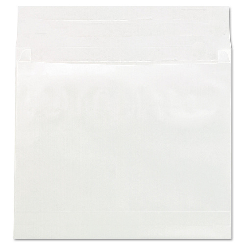 Universal Deluxe Tyvek Expansion Envelopes, Open-Side, 4" Capacity, #15 1/2, Square Flap, Self-Adhesive Closure, 12 x 16, White, 50/CT (19004)