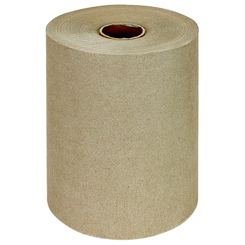 Southern Soft Hard Roll Towels, Natural, 1 Ply, 7.875"x800, Roll - Case Of 6 Rolls (44801)