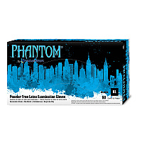 Phantom Latex Powder Free 6 Mil Exam Gloves Black Xl, Case Of 900 (PHM918)