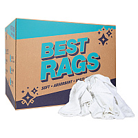 W50cb Wall Washing Terry Wipers White - 50lb Box (N-W50CB-50)