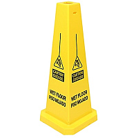 Sign 25 Inch Caution Wet Floor, Case Of 5 (23816)