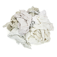 Reclaimed White Knits (t-shirt), 25lb Box (340-25BP)