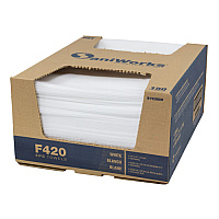 Saniworks Eps Towels, White, 13x21, 1/4 Fold - Case Of 150 (N-F420QCW)