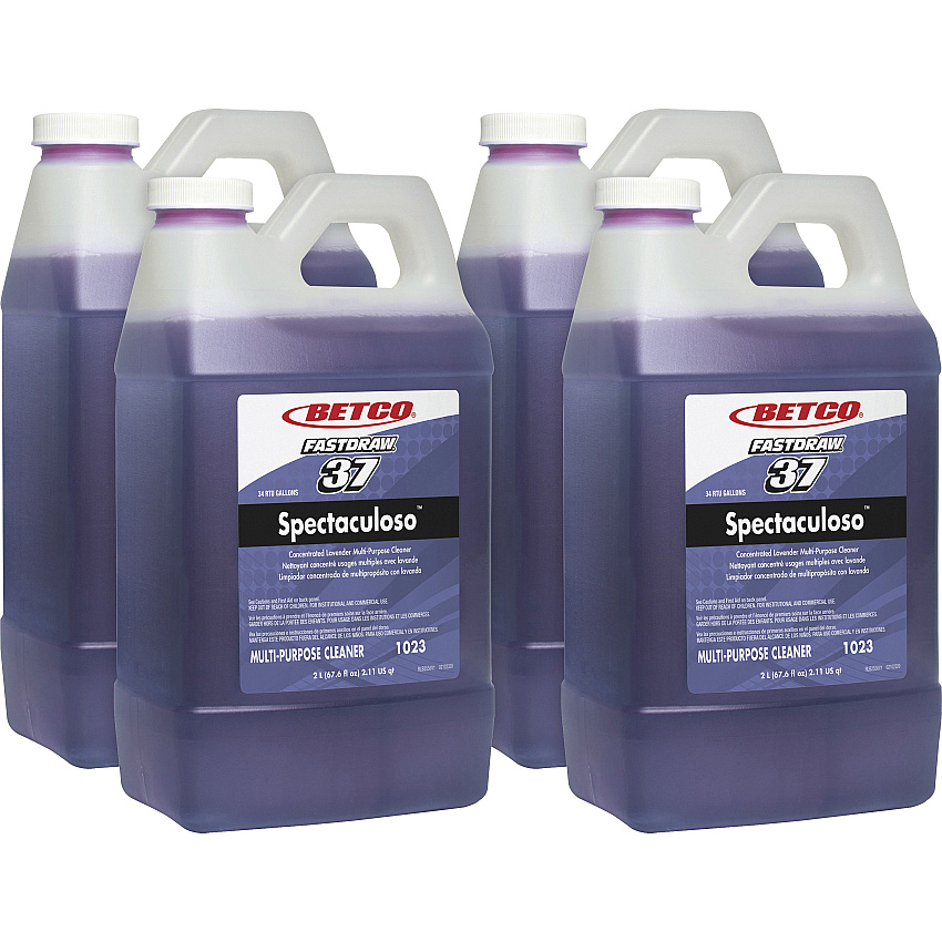 Betco Spectaculoso Multipurpose Cleaner, Lavender Scent, 67.6 oz Bottle, 4/Carton (10234700)