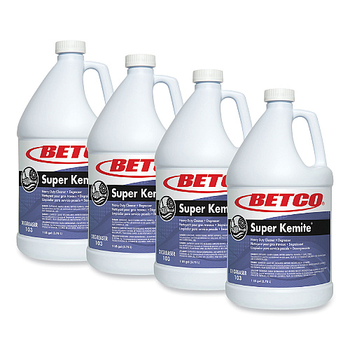 Betco Super Kemite Butyl Degreaser, Cherry Scent, 1 gal Bottle, 4/Carton (1030400)