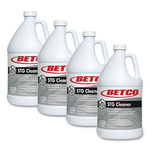 Betco Stone, Tile, Grout Cleaner and Protectant, Pleasant Scent, 1 gal Bottle, 4/Carton (16850400)