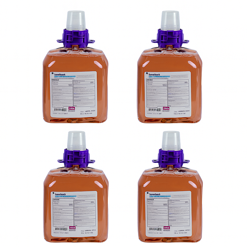 Boardwalk Foam Antibacterial Handwash Refill, Fresh Fruit, 1,250 mL, 4/Carton (BWK8300)