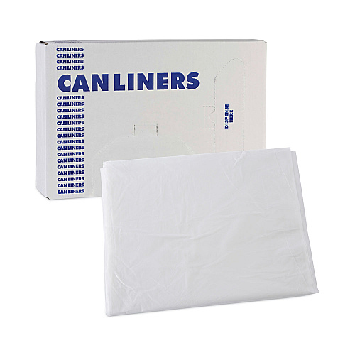 Boardwalk&reg; 60 Gal Natural Can Liners, 16 microns, 38 x 60, 100 Liners (BWKH3860S)