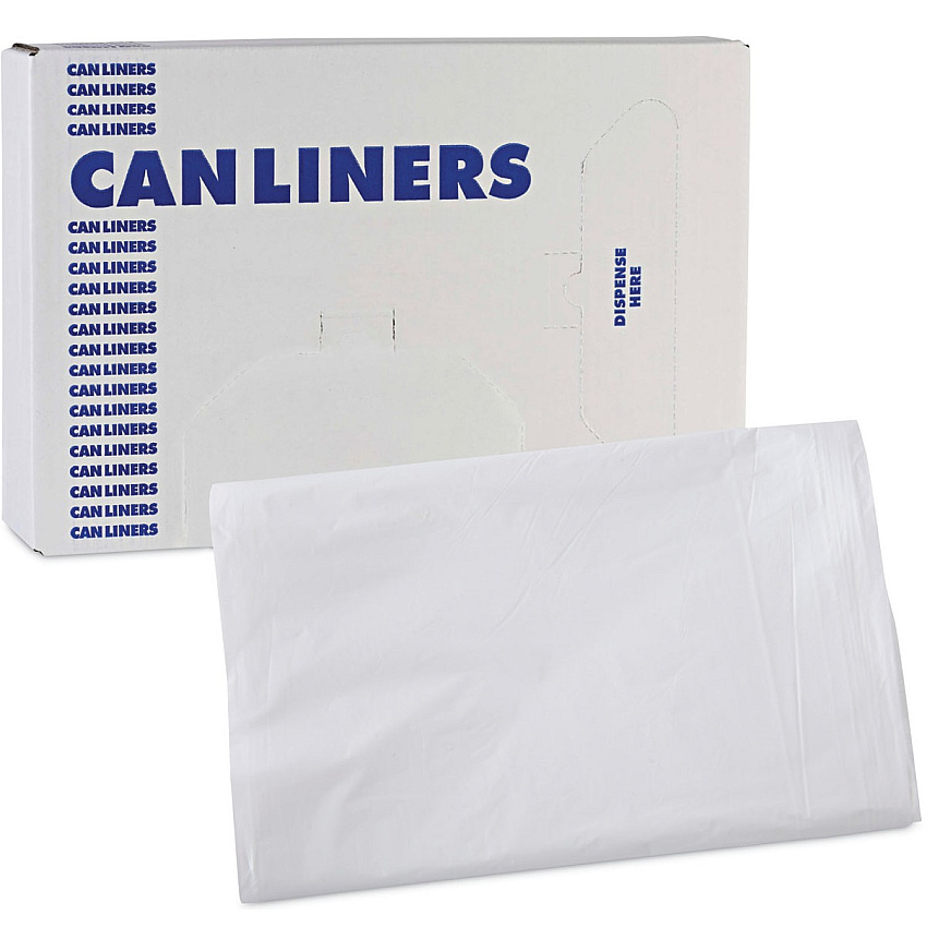 Boardwalk&reg; Low Density Industrial Can Liners, 16 gal, 500/Carton (BWKW2432X)