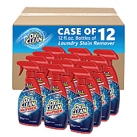 OxiClean Max Force Stain Remover, 12 oz Spray Bottle, 12/Carton (5703700070CT)
