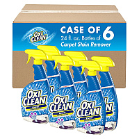 OxiClean Carpet Spot and Stain Remover, 24 oz Trigger Spray Bottle, 6/Carton (5703700078)