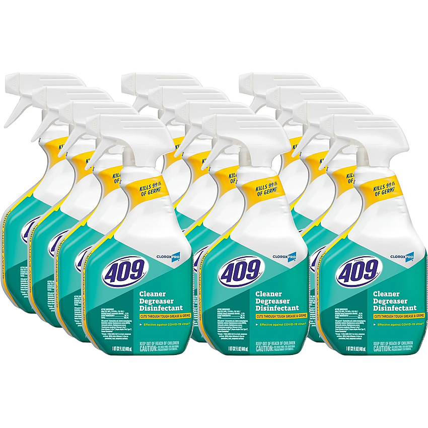 Formula 409 Cleaner Degreaser Disinfectant, 32 oz Spray, 12/Carton (35306CT)