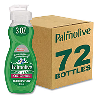 Palmolive Dishwashing Liquid, Original Scent, 3 oz Bottle, 72/Carton (01417)