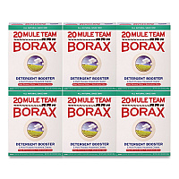 Dial 20 Mule Team Borax Laundry Booster, Powder, 6 Boxes/Carton (00201)