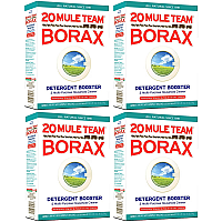 BORAX All Natural Laundry Booster pH Balanced - Natural - 4 / Carton (00201CT)