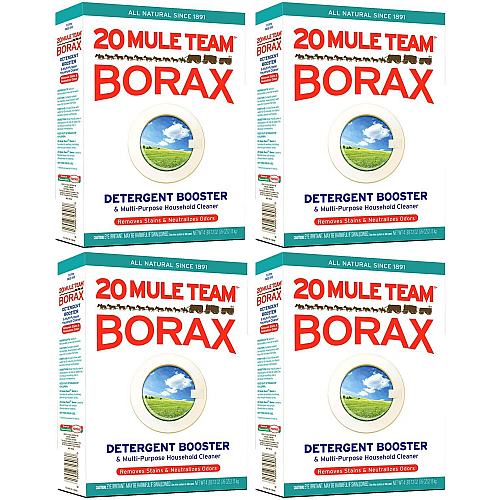 BORAX All Natural Laundry Booster pH Balanced - Natural - 4 / Carton (00201CT)
