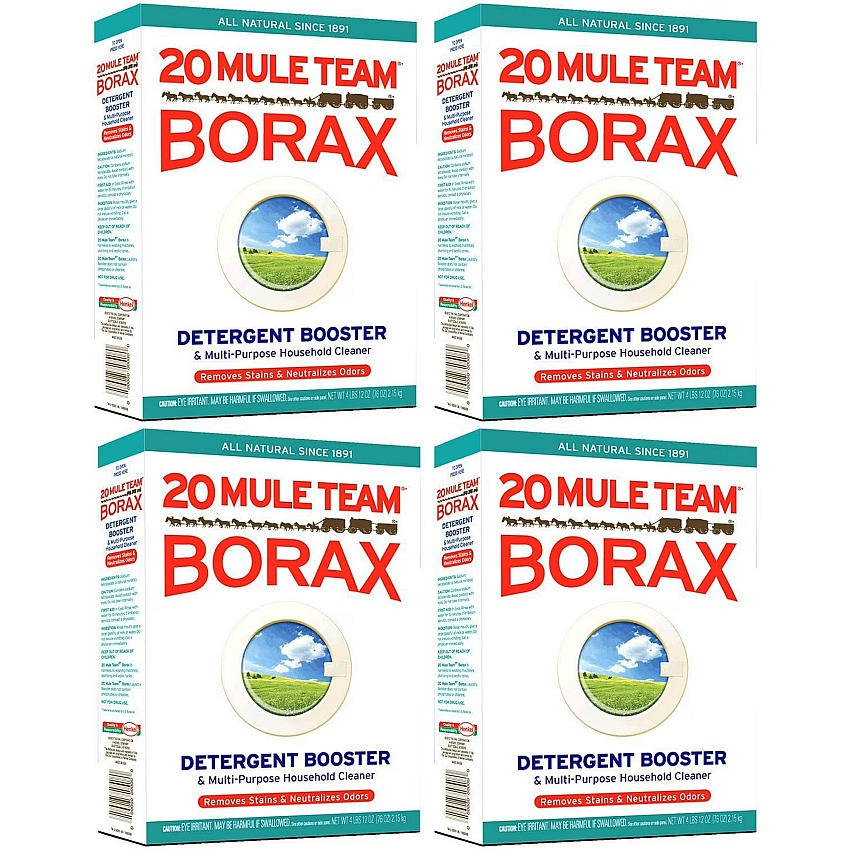 BORAX All Natural Laundry Booster pH Balanced - Natural - 4 / Carton (00201CT)