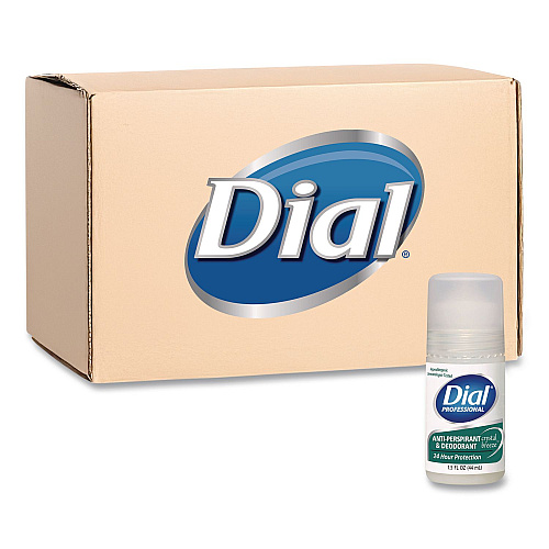 Dial Anti-Perspirant Deodorant, Crystal Breeze, 1.5 oz, Roll-On Bottle, 48/Carton (07686)