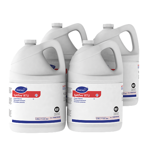 Diversey Spitfire Power Cleaner, Fresh Pine Scent, 3.78 L Container, 4/Carton (100870948)