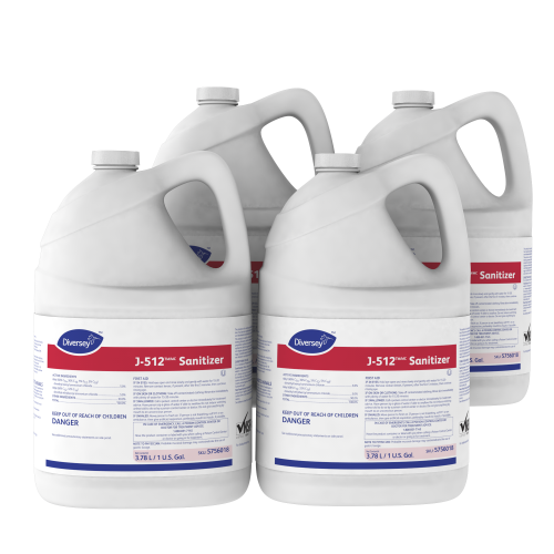 Diversey J-512TM/MC Santizer, 1 gal Bottle, 4/Carton (5756018)