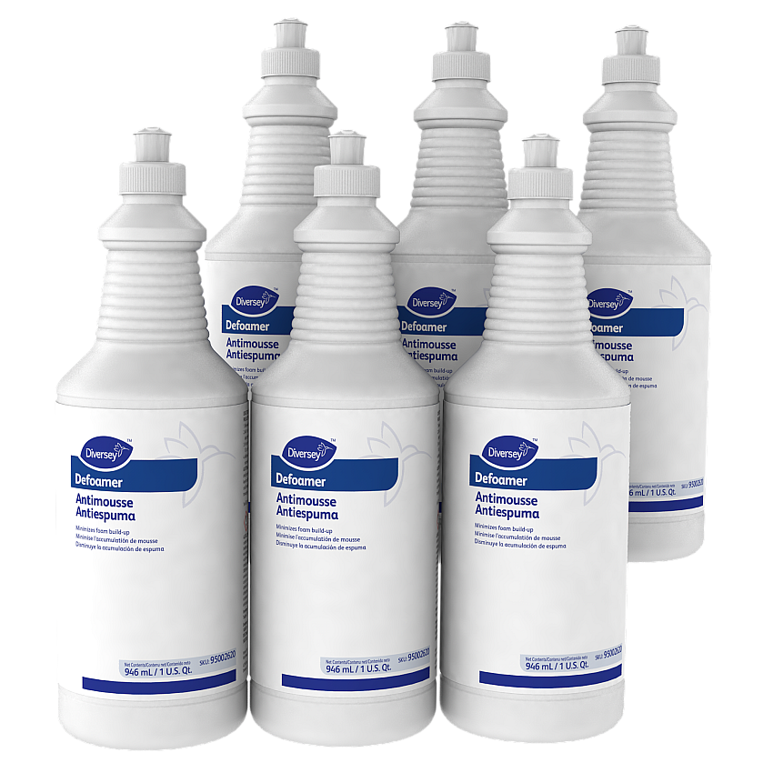 Diversey Defoamer/Carpet Cleaner, Cream, Bland Scent, 32 oz Squeeze Bottle (95002620)