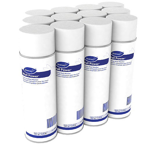 Diversey Wall Power Foaming Wall Washer, 20 oz Can, 12/Carton (95401786)
