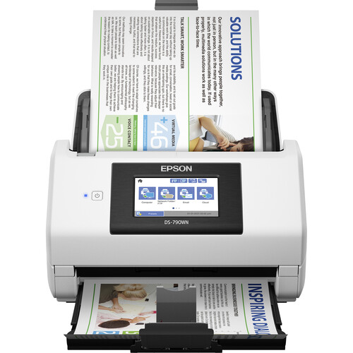 DS-790WN Wireless Network Color Document Scanner, 600 dpi Optical Resolution, 100-Sheet Duplex Auto Document Feeder