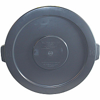 Genuine Joe&reg; Gator Trash Container Lid, Gray, 1 Carton (GJO01280)