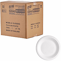 Genuine Joe BPI Certified Compostable Paper Plate (02042)