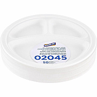 Genuine Joe BPI Certified Compostable Paper Plate (02045)