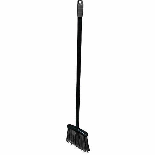 Genuine Joe Plastic Lobby Broom 36" Handle Length - 36" Overall Length - Blue, Black - 1 Each (GJO02410)