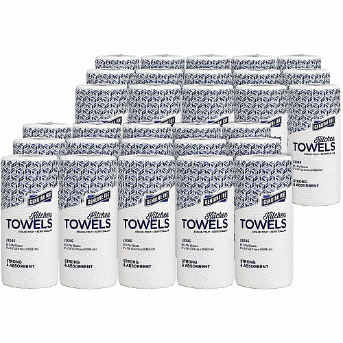 Genuine Joe&reg; Kitchen Roll Paper Towels, 2-Ply, 30 Rolls/Carton (GJO23085)