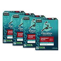 Caribou Coffee Mahogany Blend Coffee K-Cups, 96/Carton (6990CT)