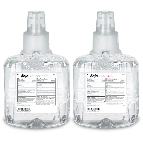 GOJO Antibacterial Foam Hand Wash Refill, For LTX-12 Dispenser, Plum Scent, 1,200 mL, 2/Carton (191202CT)
