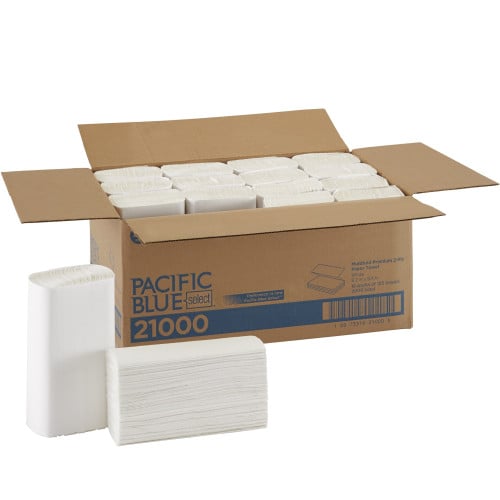 Pacific Blue 21000 Multifold Paper Towels, 2000ct