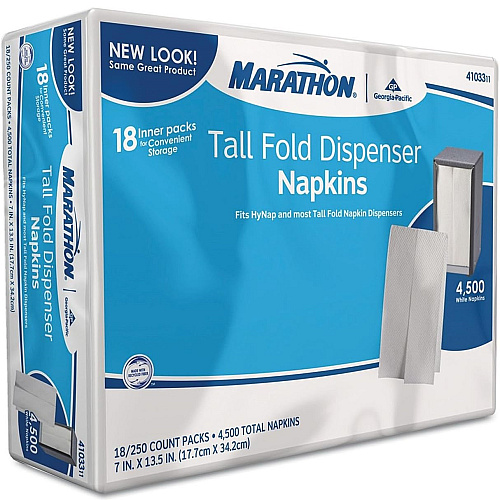 Marathon Tall Fold Dispenser Napkins (41033)