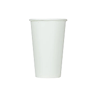Karat Double Poly Paper Cold Cups, 16 oz, White, 1,000/Carton (CKCP16W)