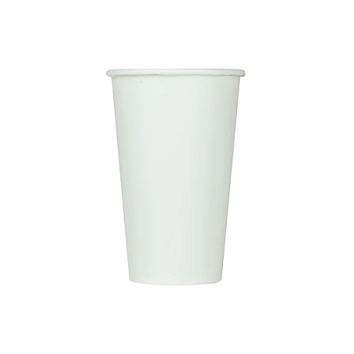 Karat Double Poly Paper Cold Cups, 16 oz, White, 1,000/Carton (CKCP16W)